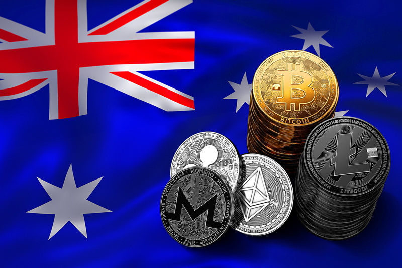 Australia, flag, xmr, litecoin, eth, ethereum, ripple, 5K, xrp, ltc, bitcoin, stars, monero, btc