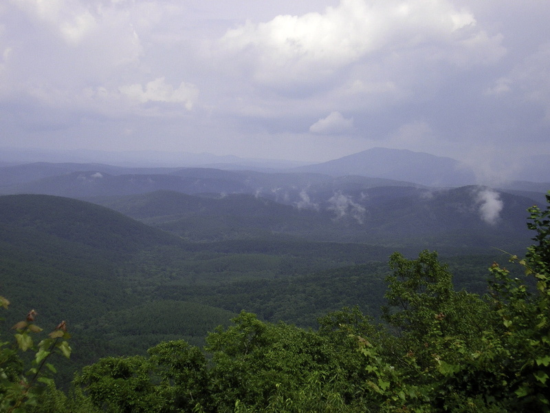 plant, hills, nature, environment, non-urban scene, ouachita, tranquil scene, 1080P, photos, green color, high, tranquility, Ouachita Mountains, public domain