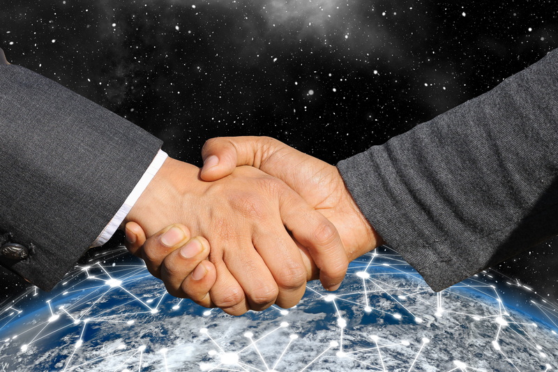 two people, black background, data, internet, finger, business, handshake, togetherness, security, 4K, digital, businessman, touch screen, cyber, technology