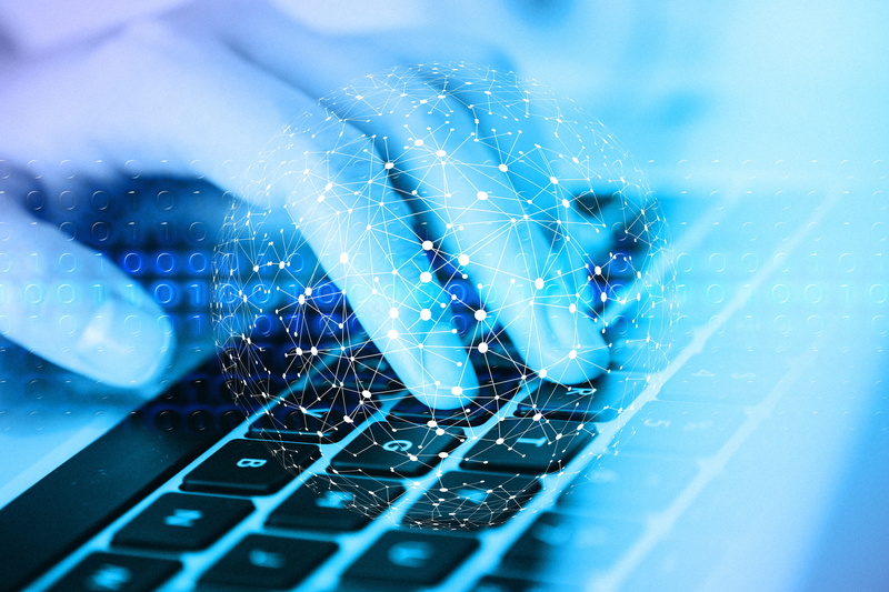laptop, blue background, no people, connection, digital, network, indoors, worldwide, computer network, keyboard, wireless technology, glowing, internet