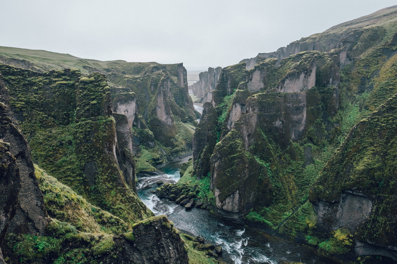 fujifilm, canyon, sublime, rock, no people, iceland, sky, landscape, scenics - nature, solid, environment, 4K, mountain, rock formation, rock - object
