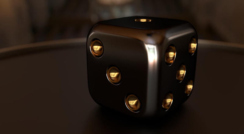 reflection, cube, close-up, metal, no people, arts culture and entertainment, d, Games, number, wealth, luxury, focus on foreground, Dice, table, technology
