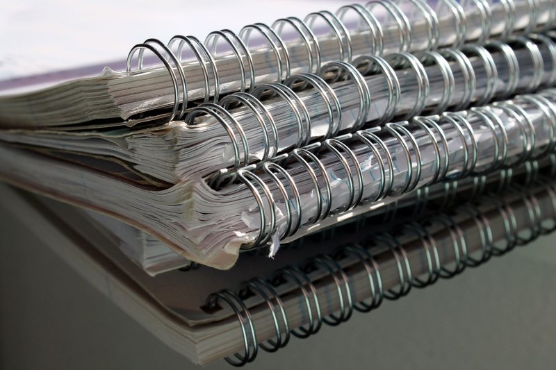 stationery, office supply, in a row, silver colored, folder, ring binder, 4K, desk, indoors, papers, notebook, document, close-up, selective focus, steel