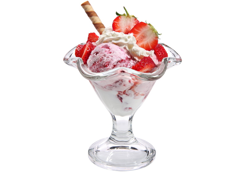 summer, white Background, unhealthy eating, strawberry ice cream, ready-to-eat, dessert, food And Drink, scoop, freshness, studio shot, no People, gourmet