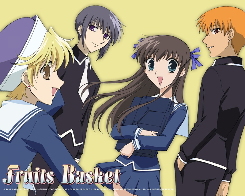 Momiji Sohma, Kyo Sohma, 720P, Fruits Basket, Tohru Honda, Anime, Yuki Sohma