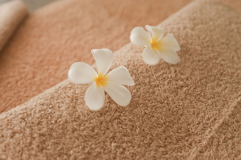 plant, spa Treatment, flower head, flowers, close-up, no people, freshness, towel, beauty in nature, frangipani, aromatherapy, outdoors, beauty Treatment
