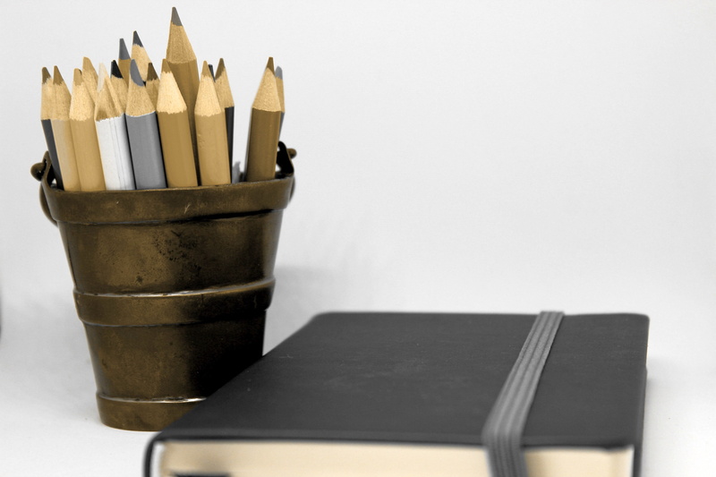 draw, pad, notes, pencils, note, white color, backdrop, choice, notebook, stationery, accessory, education, no people, business, white background, writing