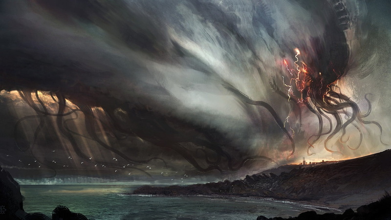 tentacles, 1080P, Eldritch, giant