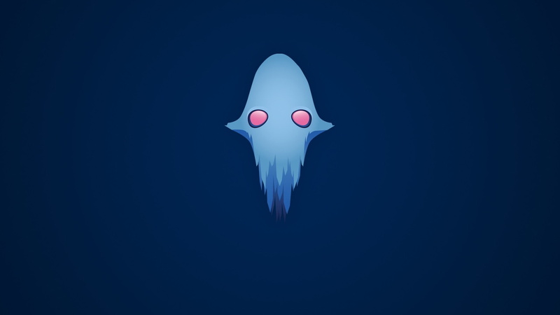 Cthulhu, Ancient Apparition, minimalism, squids, 1080P, Dota 2, abstract