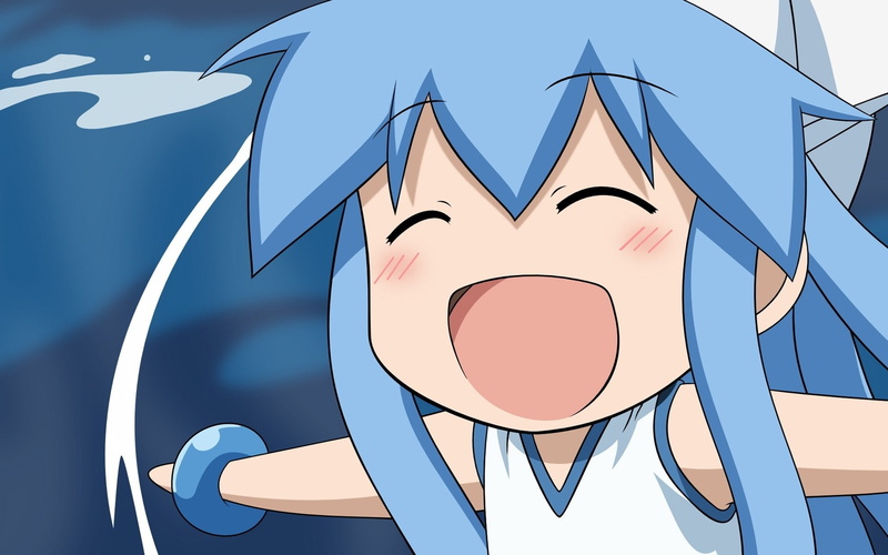 Squid Girl, Anime, Ika Musume, 1080P
