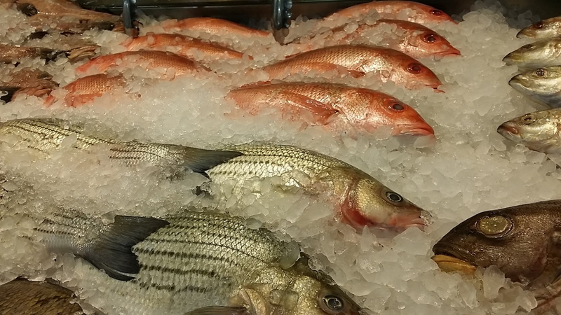 market, food and drink, for sale, fishing industry, delicious, cold temperature, fresh, meal, fish, close-up, sale, marine, consumerism, wellbeing, dinner