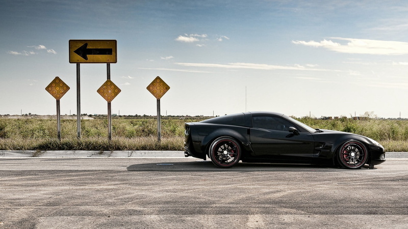 blue, land Vehicle, road trip, road, no People, rural Scene, auto, journey, sky, sports, travel, grass, cloud - Sky, 1080P, day, symbol, corvette, road sign