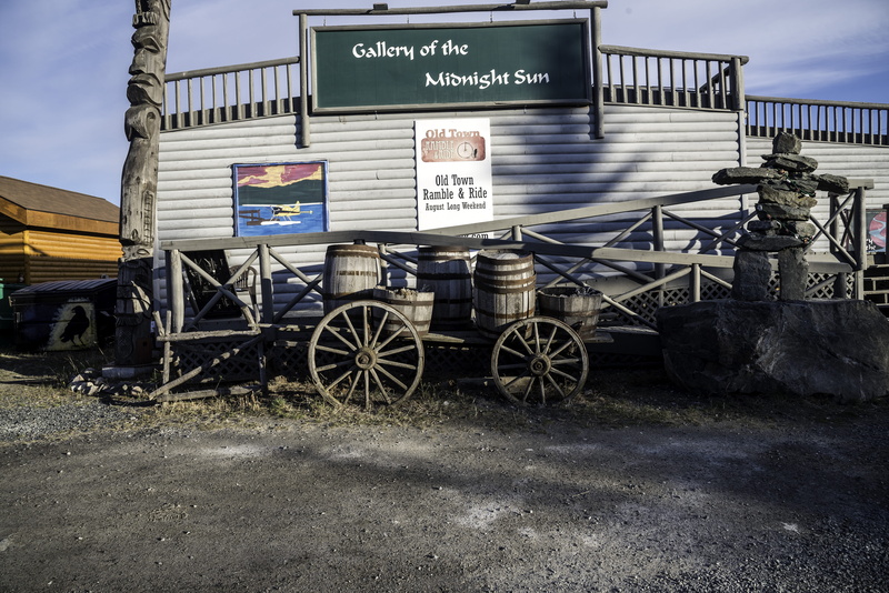 Gallery, rural scene, front, architecture, transportation, cart, public domain, northwest territories, road, mode of transportation, Yellowknife, text