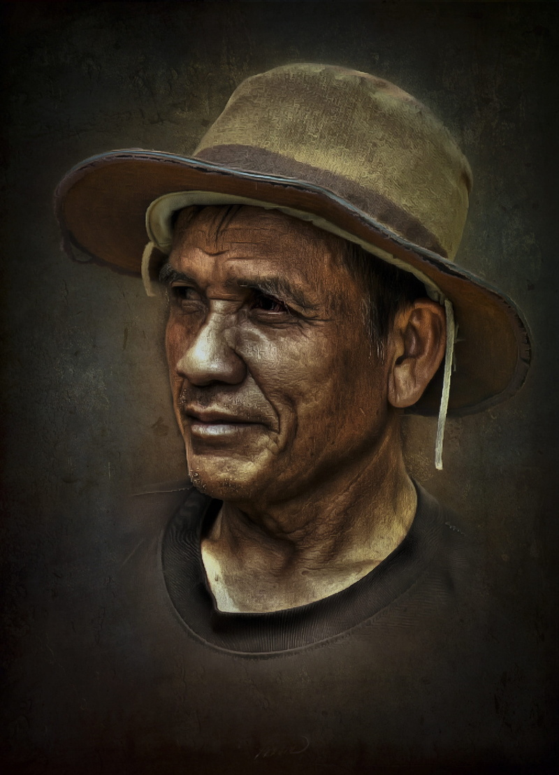 one person, farming, wild west, male, human representation, wrinkled, contemplation, work, 2K, cowboy, headshot, sculpture, person, rancher, studio shot