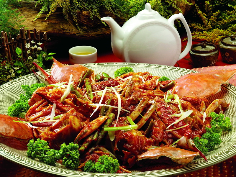 tea, Sea food, Broccoli, 1080P, food
