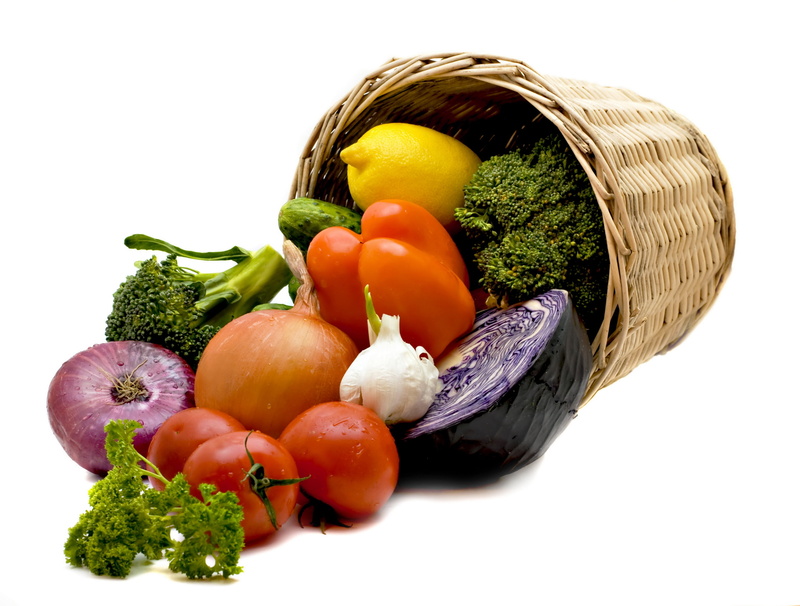 isolated On White, assorted, cabbage, root vegetable, garlic, yellow, raw Food, food, red, basket, groceries, healthy Eating, 2K, salad, isolated, vegetarian Food