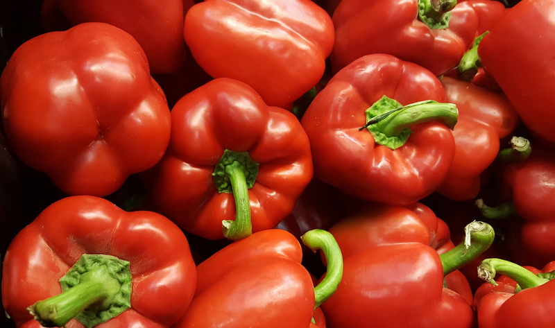 grocery, market, still life, wellbeing, paprika, red, food, close-up, food and drink, healthy food, organic, bell pepper, raw food, bell, bell peppers