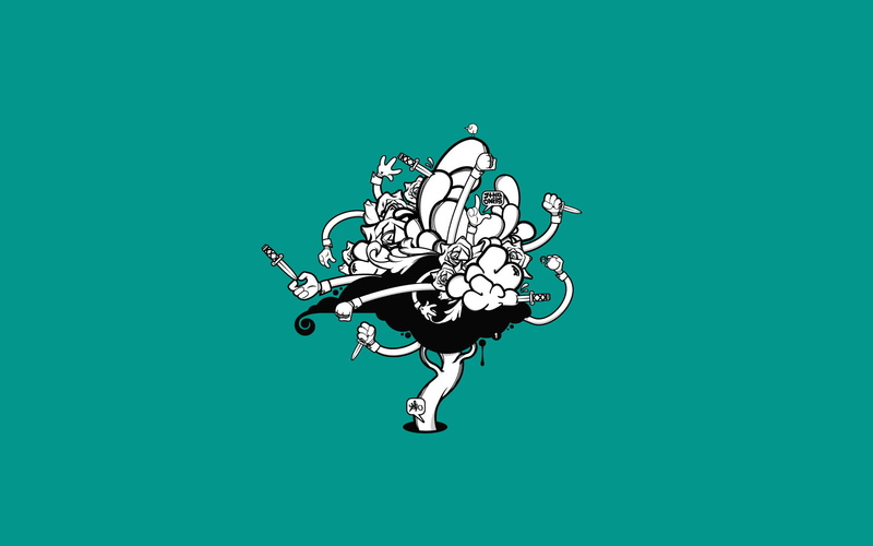 random, digital/artwork, 1080P, green, hd