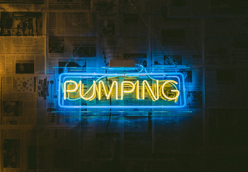 architecture, business, sign, newspaper, text, light, blue, signage, urban, nightlife, 5K, wall, city, store, illuminated, black, yellow, pumping, no people