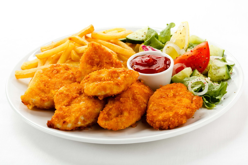 refreshment, spice, vegetable, breaded, appetizer, cooked, chicken Meat, deep Fried, no People, meat, plate, fries, gourmet, prepared Potato, restaurant