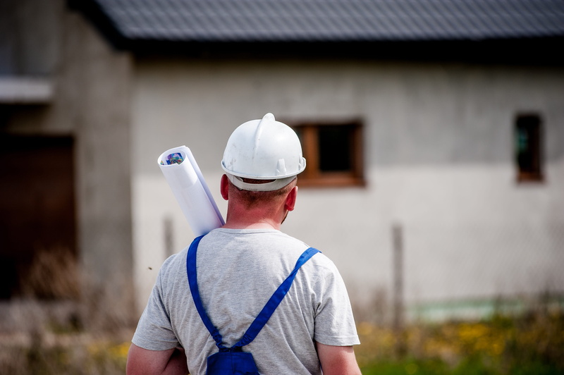 the industry, surveyor, work, rompers, wearing, helmet, one person, concrete, build, tools, headwear, the operator, 4K, waist up, pro, hard, safety, professional