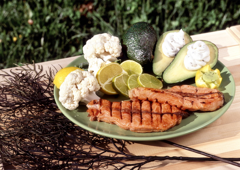 fillet, fruit, cooking, snack, green Color, food And Drink, grilled, vegetables, cooked, dieting, organic, lunch, crockery, cucumber, 4K, freshness, wood - Material
