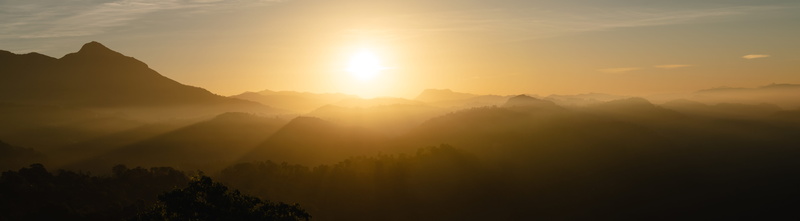 munnar, hills, horizon, scenery, no people, beauty in nature, dusk, mountains, land, fog, golden, sunrise, scenics - nature, sun, sunset, light, sunrise - dawn