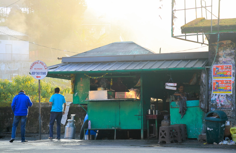 tea, building exterior, city, people, day, street, shop, sunlight, travel, built structure, outdoors, orange, munnar bus stand, color, adult, 4K, munnar