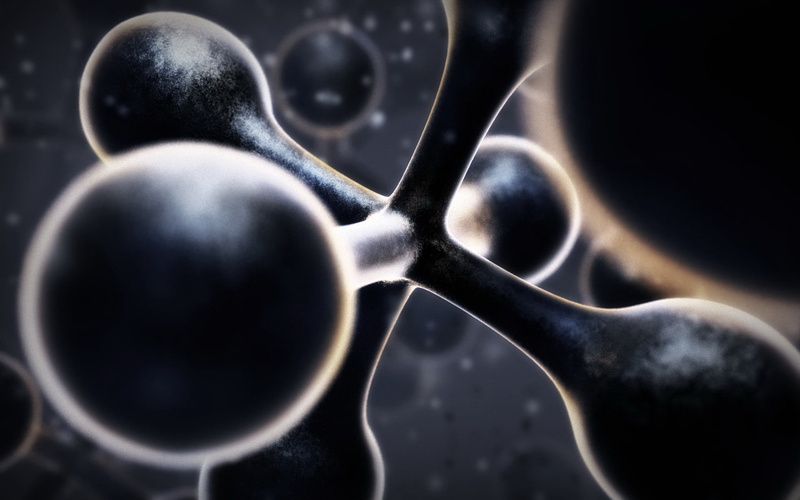 back lit, high-scale Magnification, abstract, biology, medicine, smoke - physical structure, dNA, magnification, black color, nucleus, healthcare And Medicine