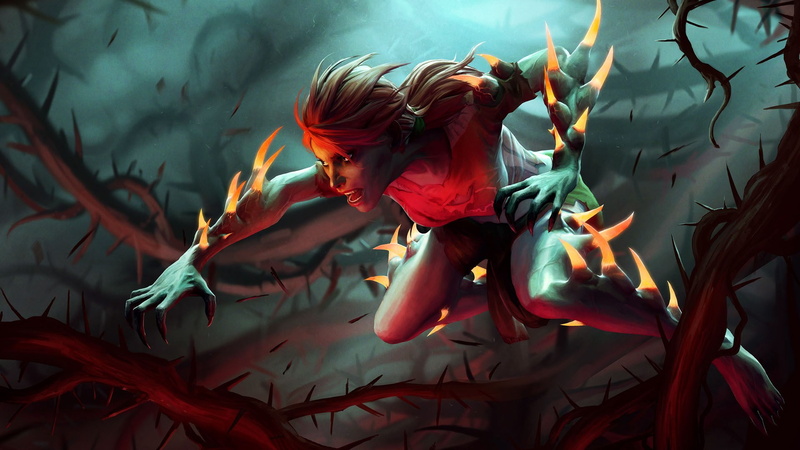 plant part, nature, beautiful woman, fashion, dancing, beauty, 1080P, red, Dead Island: Epidemic, motion, women, plant, one person, clothing, outdoors