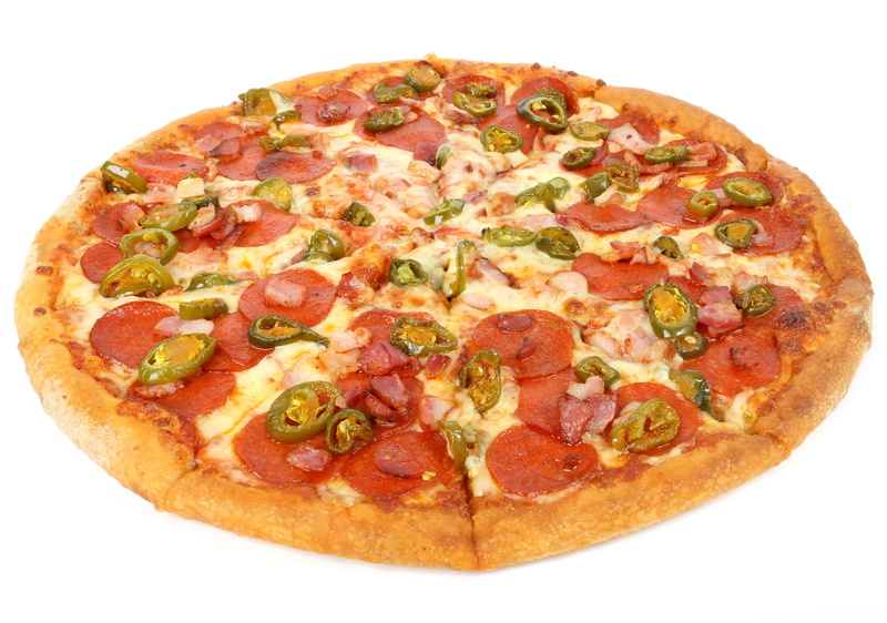 cheesy, grilled, indoors, spices, meat, pizza, unhealthy eating, slice, herbs, no people, spicy, salami, processed meat, tomato, food, deliver, wholesome