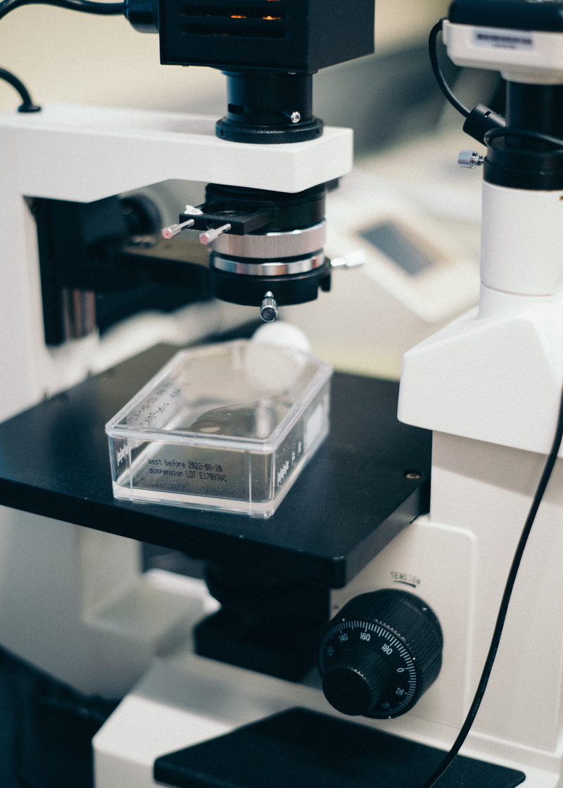 no people, science, research, white, discovery, united states, industry, 4K, cells, college, close-up, machinery, slide, medical equipment, black, lab