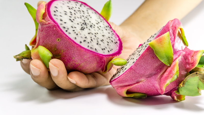 food and drink, nutrition, close-up, environment, Fruit, asia, sri lanka, hand, White, tasty, dragonfruit, Dragon, vitamin, healthy lifestyle, diet, indoors