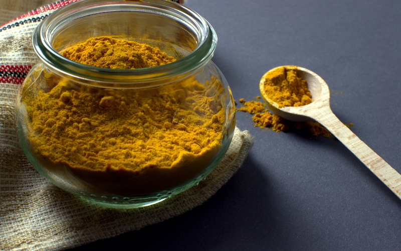 wellbeing, bowl, kitchen, powder, freshness, turmeric, studio shot, spoon, medicine, healthcare and medicine, ground - culinary, seasoning, kitchen utensil