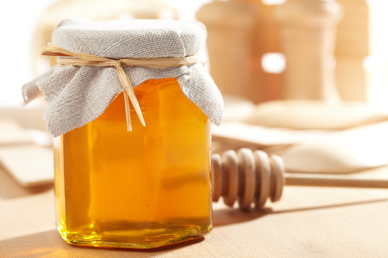 jar, honey, sweet pot, spoon, table, 5K