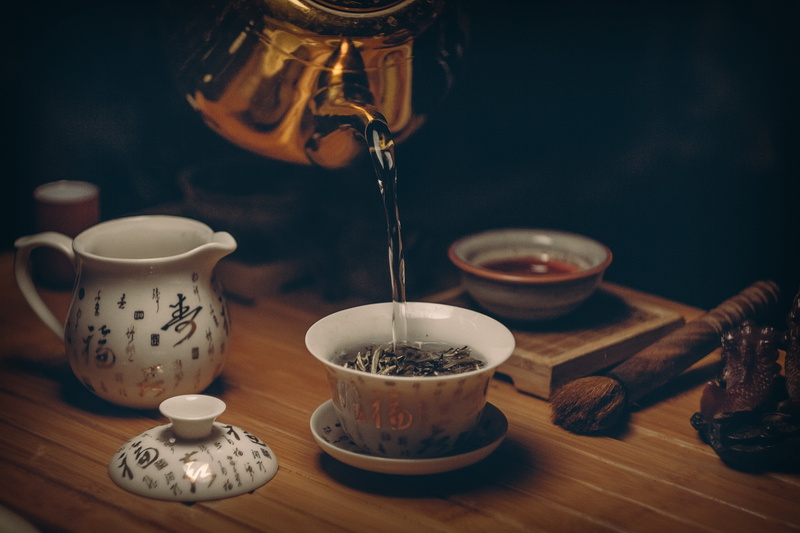 tea - hot drink, freshness, close-up, tea, ceramic, still life, porcelain, wood - material, saucer, hot, pouring, kettle, teacup, crockery, pour, kitchenware