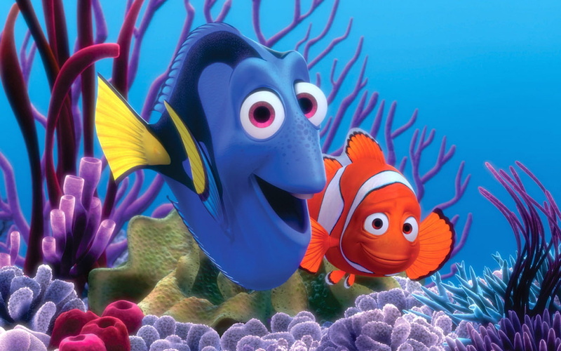 nemo, character, 1080P, colors, fishes, comedy, animation, funny, finding, dory
