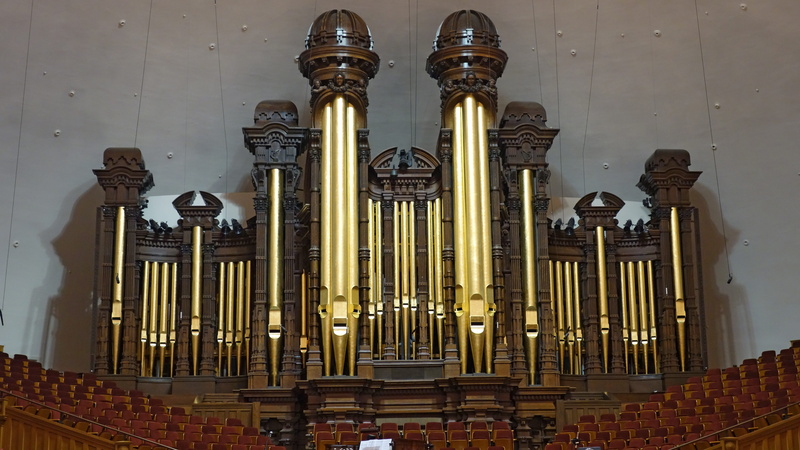 no people, building, music, faith, ornate, architecture, religion, musical Instrument, Salt Lake City, mormons, Church Organ, built structure, church, ceiling