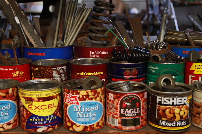 large group of objects, manufacture, manufacturing, retail, market, choice, communication, no people, retro, cans, close-up, parts, shelves, container
