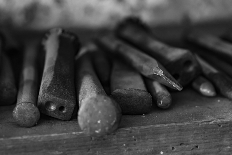 work tool, no people, still life, steel, focus on foreground, metal, food, black and white, selective focus, tool, close-up, freshness, animal themes, indoors