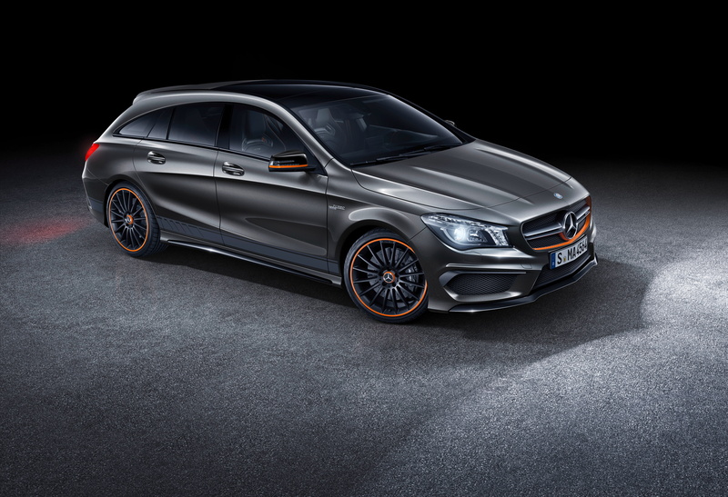 2015, 4K, AMG, CLA 45, X117, Mercedes, Shooting Brake, Orange Art