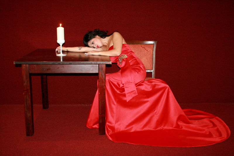 females, candle, red background, sitting, drinking, beauty, girl, holding, formalwear, drink, woman, seduction, glamour, colored background, clothing, young women