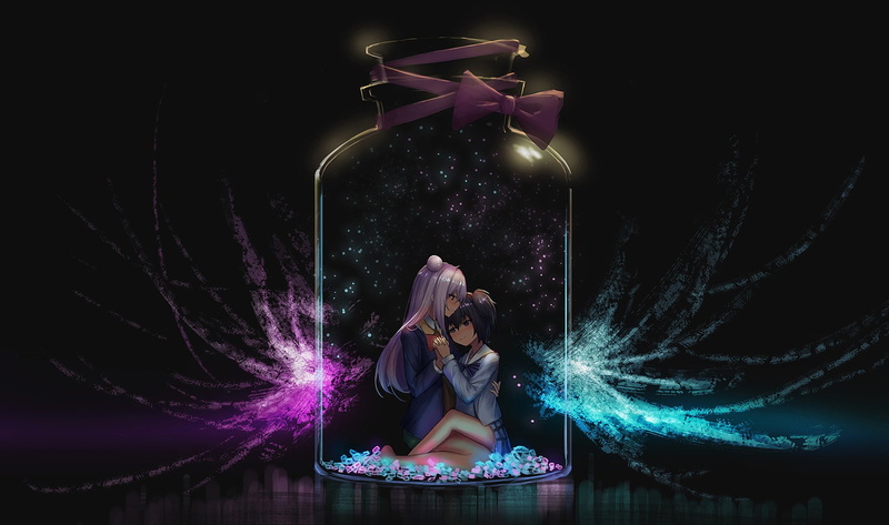 Anime, Shio Koube, Satō Matsuzaka, 1080P, Happy Sugar Life