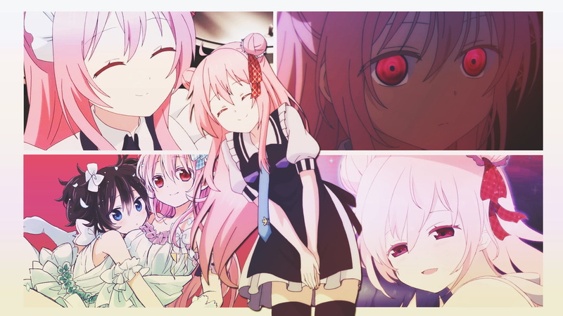 1080P, anime girls, Satō Matsuzaka, Shio Kōbe, anime, Happy Sugar Life