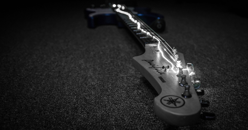 wind instrument, illuminated, sound, transportation, concert, single object, electrically, close-up, musical equipment, power, 4K, high angle view, electric
