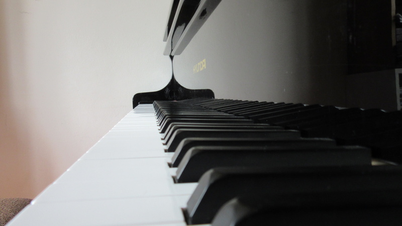 mirroring, background, keyboard instrument, black color, piano keyboard, white, diminishing perspective, seat, absence, day, piano key, keyboard, indoors