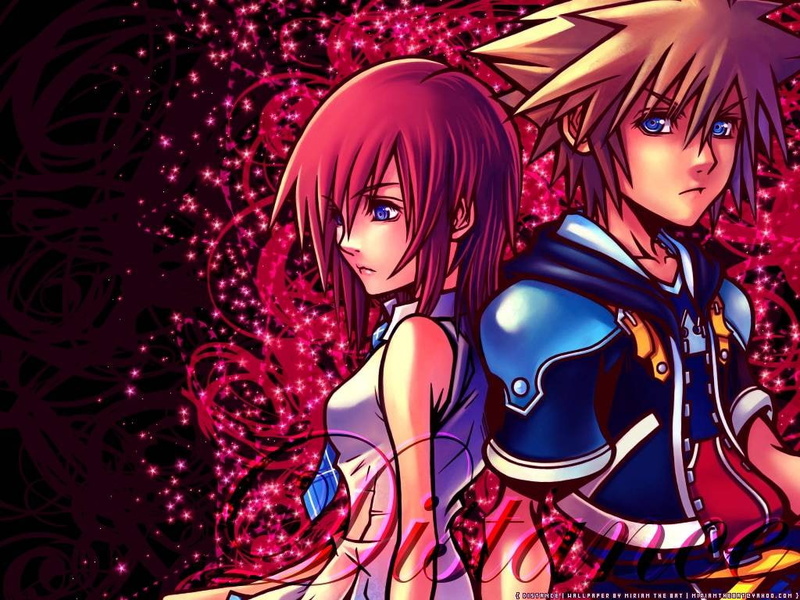 hd, x, hearts, video, games, sora, kingdom, Kingdom Hearts, kairi, art, 480P