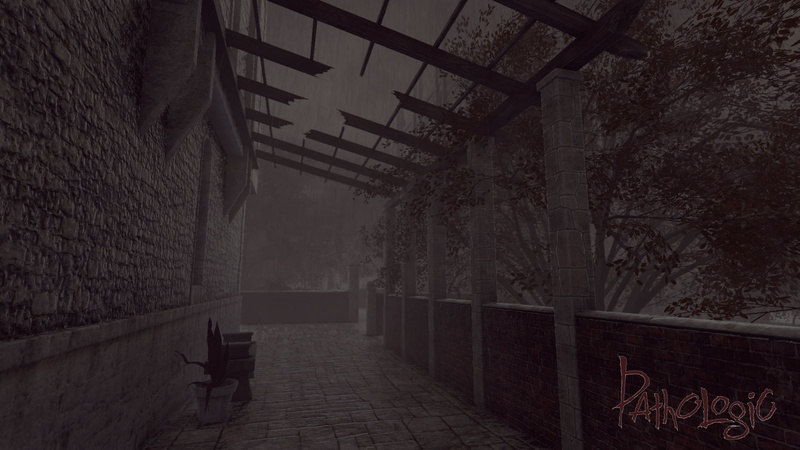 pathologic, footpath, the way forward, wall, outdoors, empty, wall - building feature, brick, text, communication, tree, 1080P, street, video games, absence