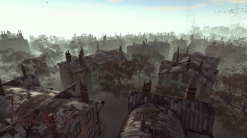 video games, city, high angle view, building exterior, pathologic, outdoors, cityscape, sky, the past, no people, nature, tourism, tree, 1080P, travel destinations