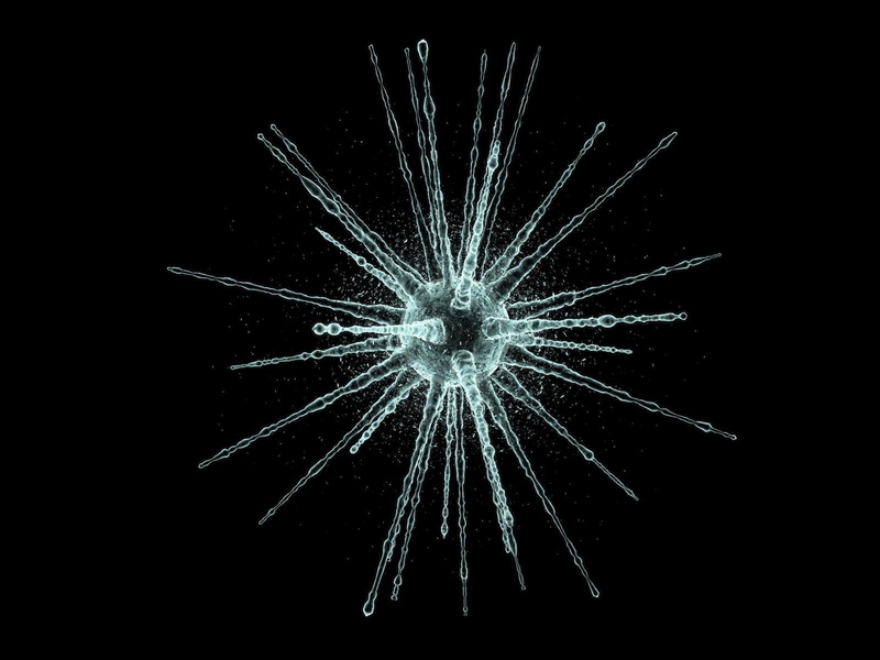 720P, Artistic, white, microorganism, Abstract